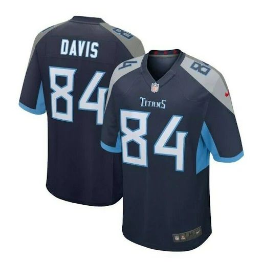 Men Tennessee Titans #84 Corey Davis Nike Navy Game NFL Jersey->tennessee titans->NFL Jersey
